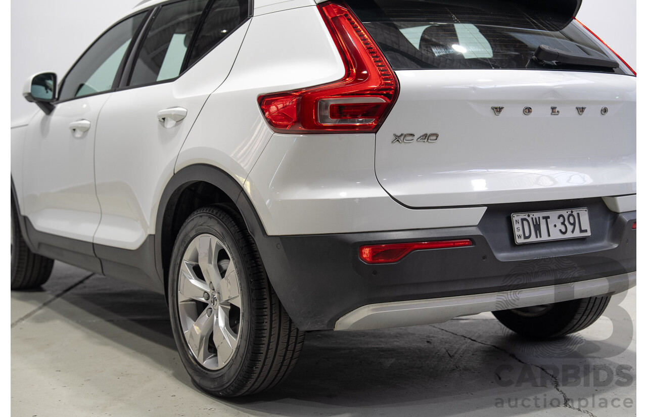 07/2018 Volvo Xc40 T4 Momentum (FWD) 536 MY19 4d Wagon White Turbo 2.0L