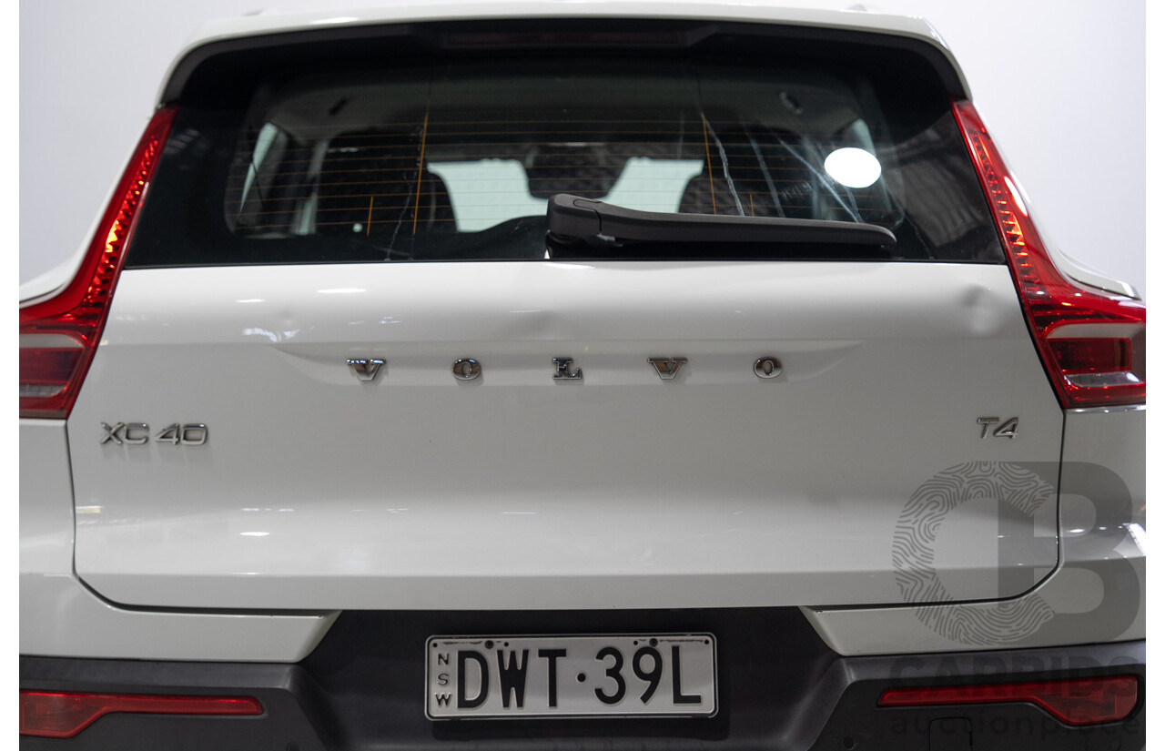 07/2018 Volvo Xc40 T4 Momentum (FWD) 536 MY19 4d Wagon White Turbo 2.0L