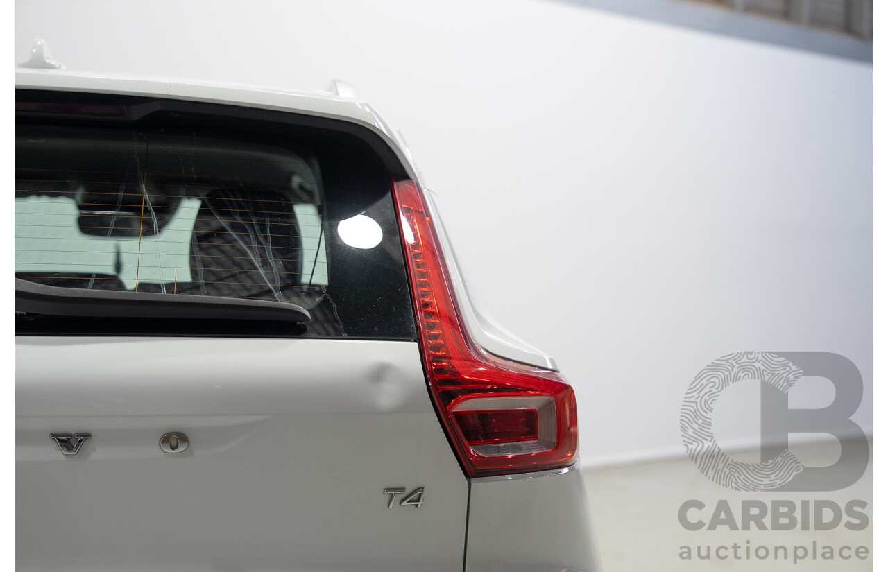 07/2018 Volvo Xc40 T4 Momentum (FWD) 536 MY19 4d Wagon White Turbo 2.0L