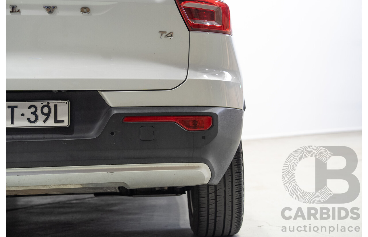 07/2018 Volvo Xc40 T4 Momentum (FWD) 536 MY19 4d Wagon White Turbo 2.0L