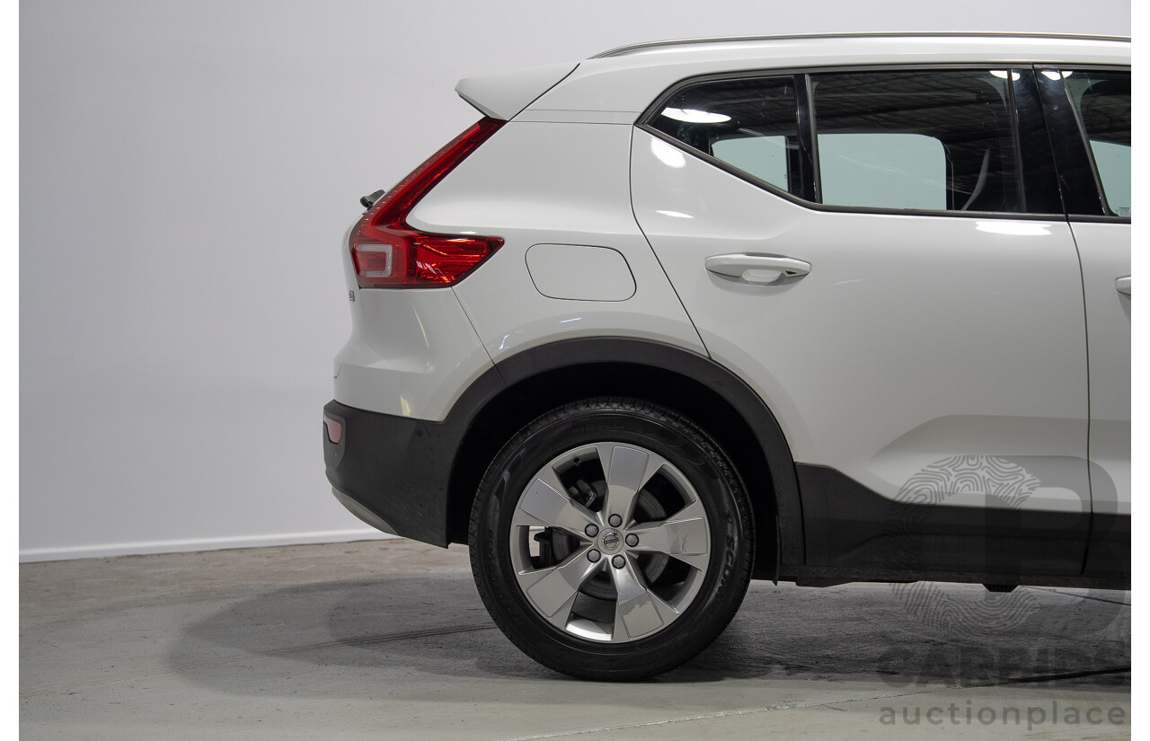 07/2018 Volvo Xc40 T4 Momentum (FWD) 536 MY19 4d Wagon White Turbo 2.0L