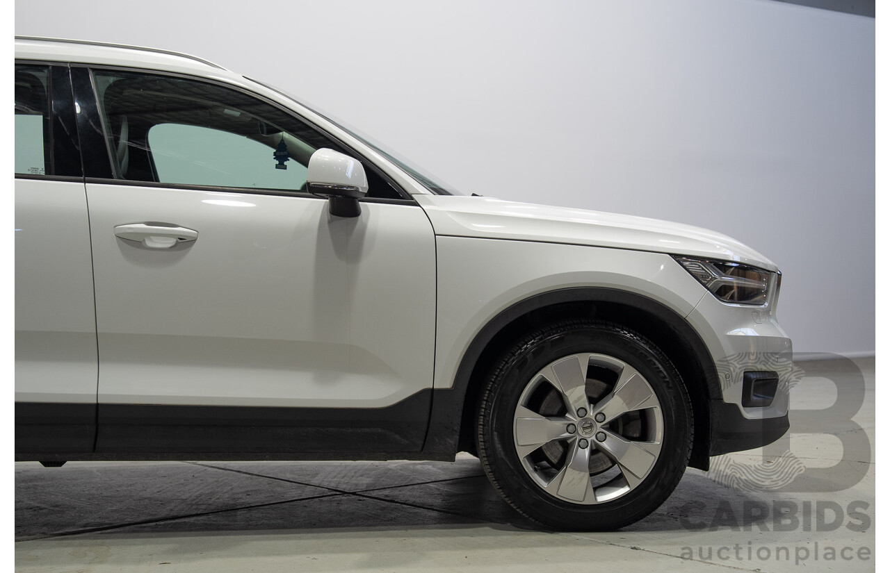 07/2018 Volvo Xc40 T4 Momentum (FWD) 536 MY19 4d Wagon White Turbo 2.0L