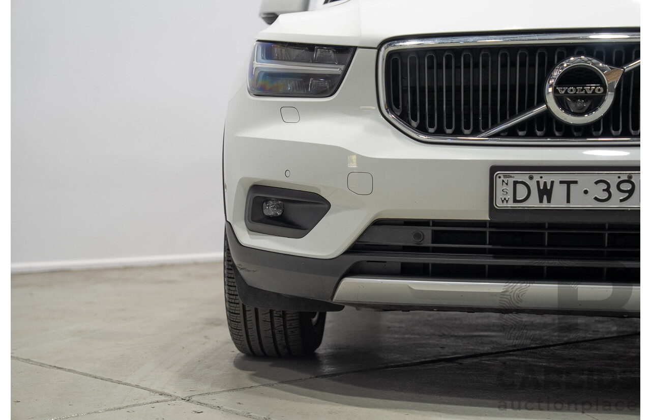 07/2018 Volvo Xc40 T4 Momentum (FWD) 536 MY19 4d Wagon White Turbo 2.0L