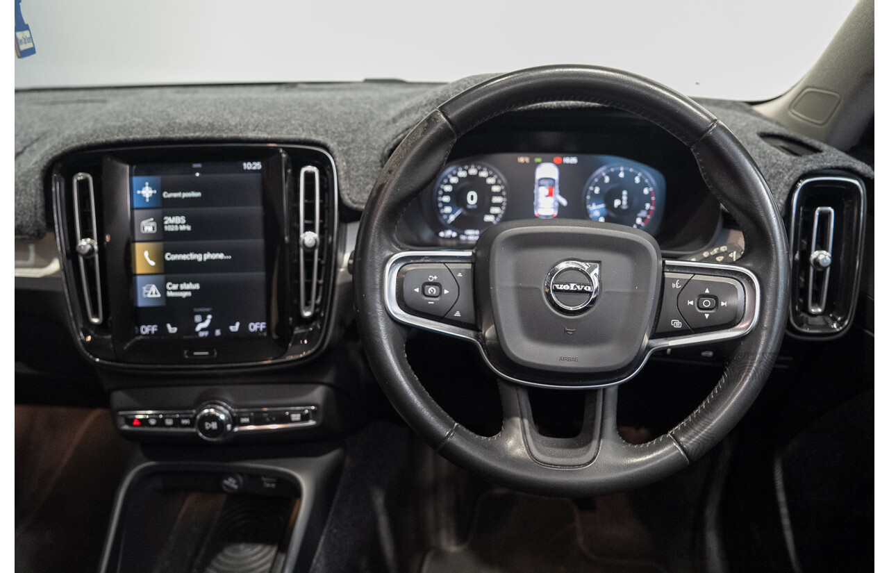 07/2018 Volvo Xc40 T4 Momentum (FWD) 536 MY19 4d Wagon White Turbo 2.0L