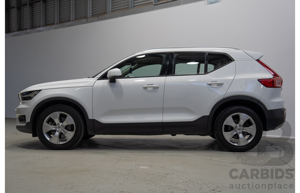 07/2018 Volvo Xc40 T4 Momentum (FWD) 536 MY19 4d Wagon White Turbo 2.0L