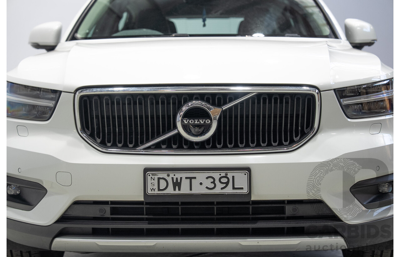 07/2018 Volvo Xc40 T4 Momentum (FWD) 536 MY19 4d Wagon White Turbo 2.0L