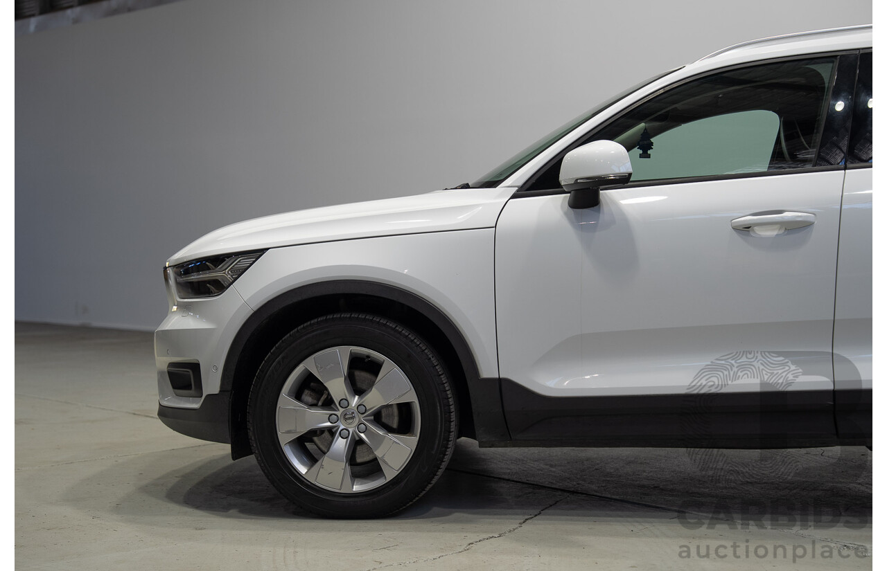 07/2018 Volvo Xc40 T4 Momentum (FWD) 536 MY19 4d Wagon White Turbo 2.0L