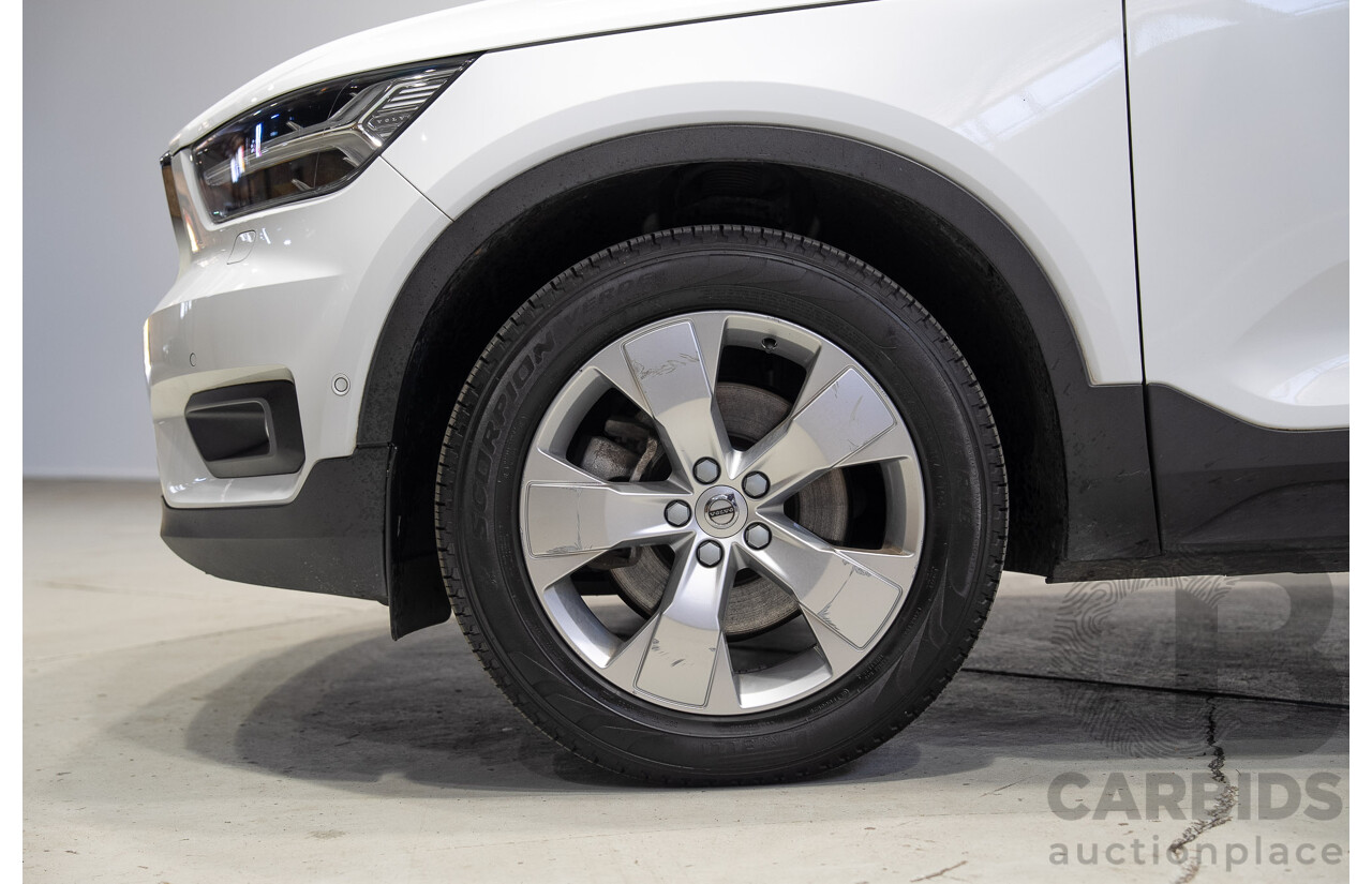 07/2018 Volvo Xc40 T4 Momentum (FWD) 536 MY19 4d Wagon White Turbo 2.0L