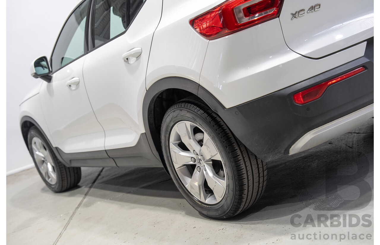 07/2018 Volvo Xc40 T4 Momentum (FWD) 536 MY19 4d Wagon White Turbo 2.0L