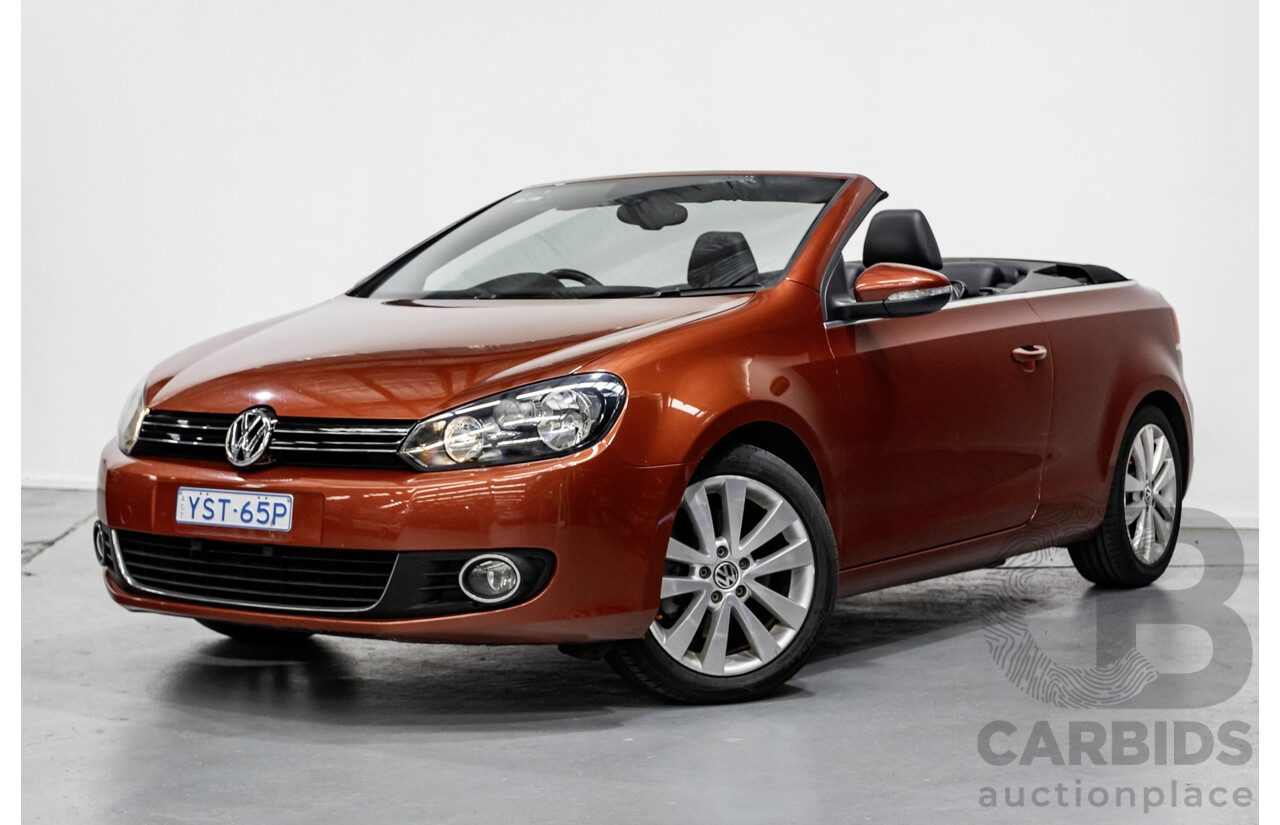3/2013 Volkswagen Golf 118 TSI 1C MY13 2d Cabriolet Sunset Red Metallic Turbo & Supercharged 1.4L