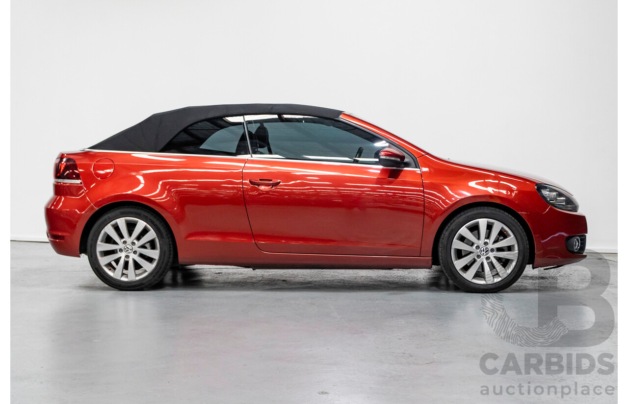 3/2013 Volkswagen Golf 118 TSI 1C MY13 2d Cabriolet Sunset Red Metallic Turbo & Supercharged 1.4L