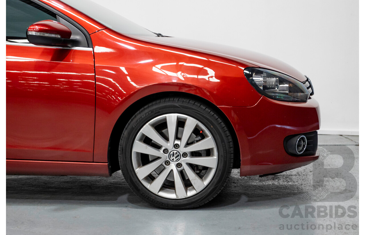 3/2013 Volkswagen Golf 118 TSI 1C MY13 2d Cabriolet Sunset Red Metallic Turbo & Supercharged 1.4L