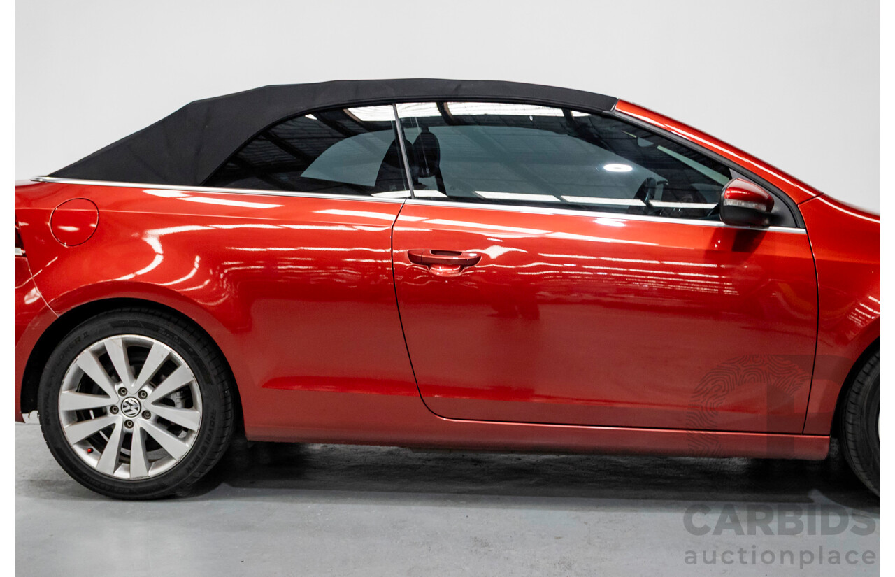 3/2013 Volkswagen Golf 118 TSI 1C MY13 2d Cabriolet Sunset Red Metallic Turbo & Supercharged 1.4L