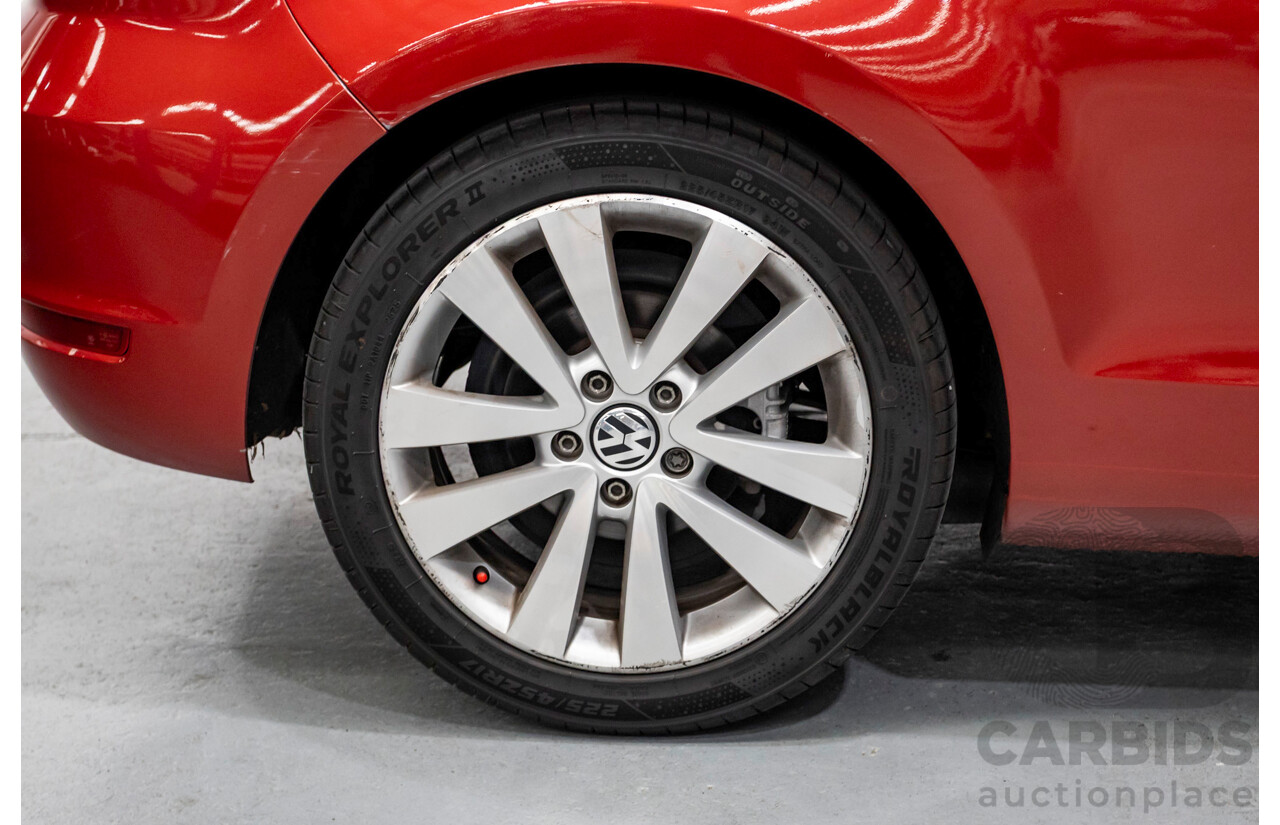 3/2013 Volkswagen Golf 118 TSI 1C MY13 2d Cabriolet Sunset Red Metallic Turbo & Supercharged 1.4L