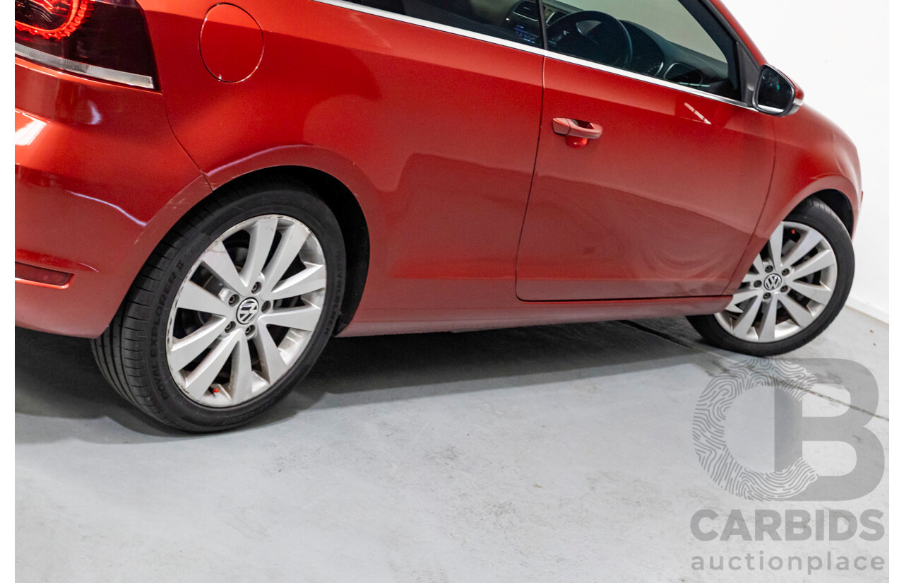 3/2013 Volkswagen Golf 118 TSI 1C MY13 2d Cabriolet Sunset Red Metallic Turbo & Supercharged 1.4L