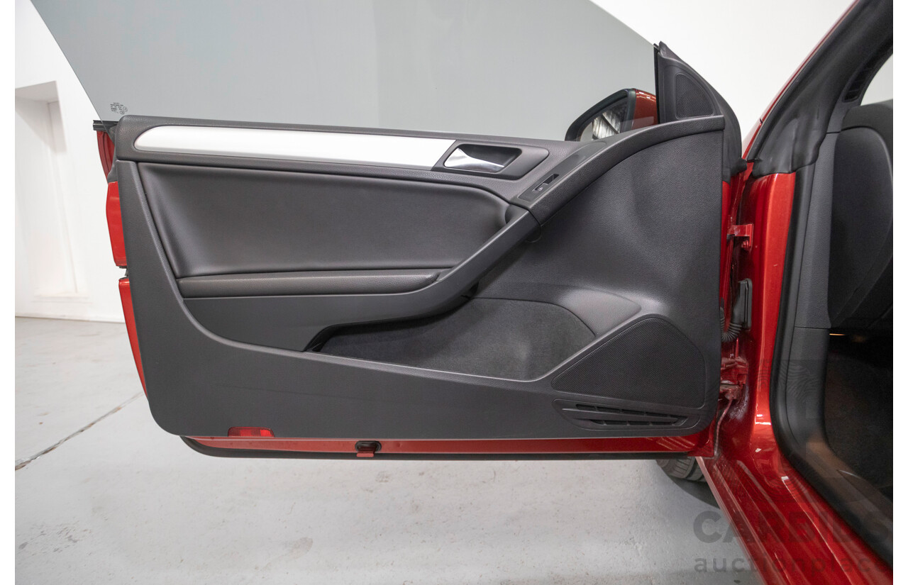 3/2013 Volkswagen Golf 118 TSI 1C MY13 2d Cabriolet Sunset Red Metallic Turbo & Supercharged 1.4L