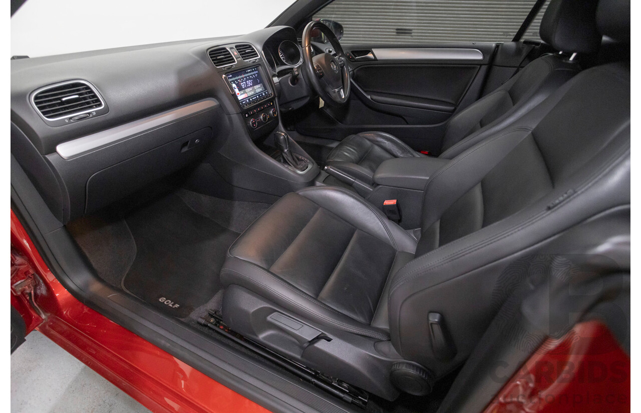 3/2013 Volkswagen Golf 118 TSI 1C MY13 2d Cabriolet Sunset Red Metallic Turbo & Supercharged 1.4L