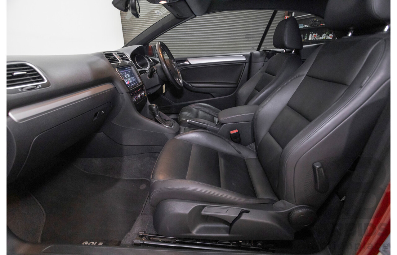 3/2013 Volkswagen Golf 118 TSI 1C MY13 2d Cabriolet Sunset Red Metallic Turbo & Supercharged 1.4L