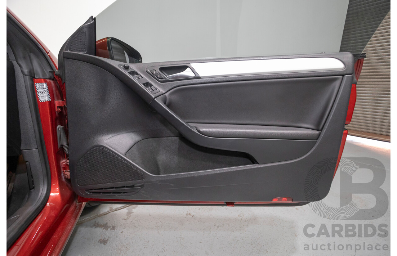 3/2013 Volkswagen Golf 118 TSI 1C MY13 2d Cabriolet Sunset Red Metallic Turbo & Supercharged 1.4L