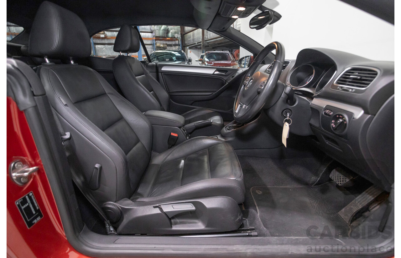 3/2013 Volkswagen Golf 118 TSI 1C MY13 2d Cabriolet Sunset Red Metallic Turbo & Supercharged 1.4L