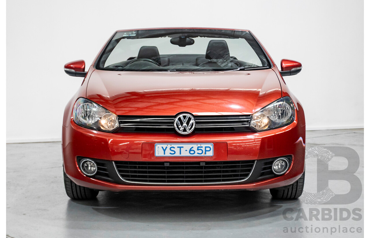 3/2013 Volkswagen Golf 118 TSI 1C MY13 2d Cabriolet Sunset Red Metallic Turbo & Supercharged 1.4L