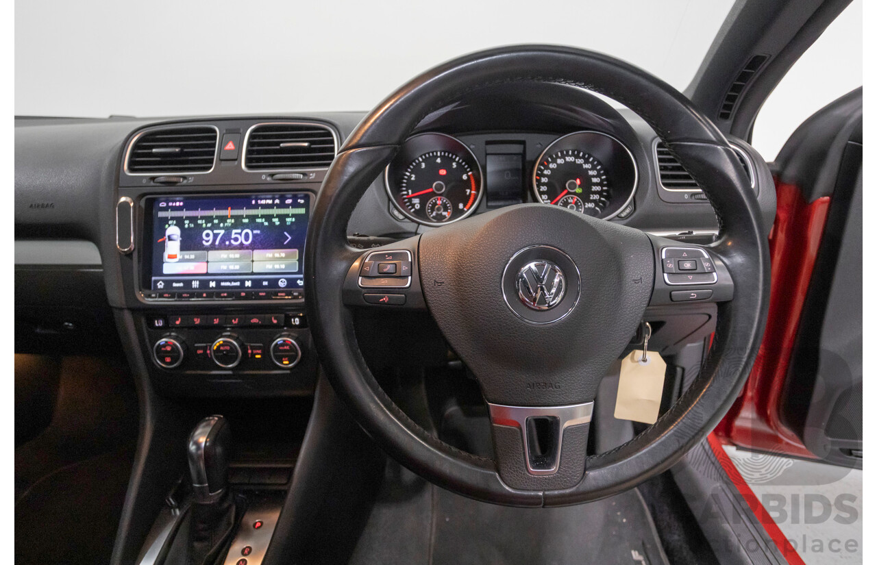3/2013 Volkswagen Golf 118 TSI 1C MY13 2d Cabriolet Sunset Red Metallic Turbo & Supercharged 1.4L