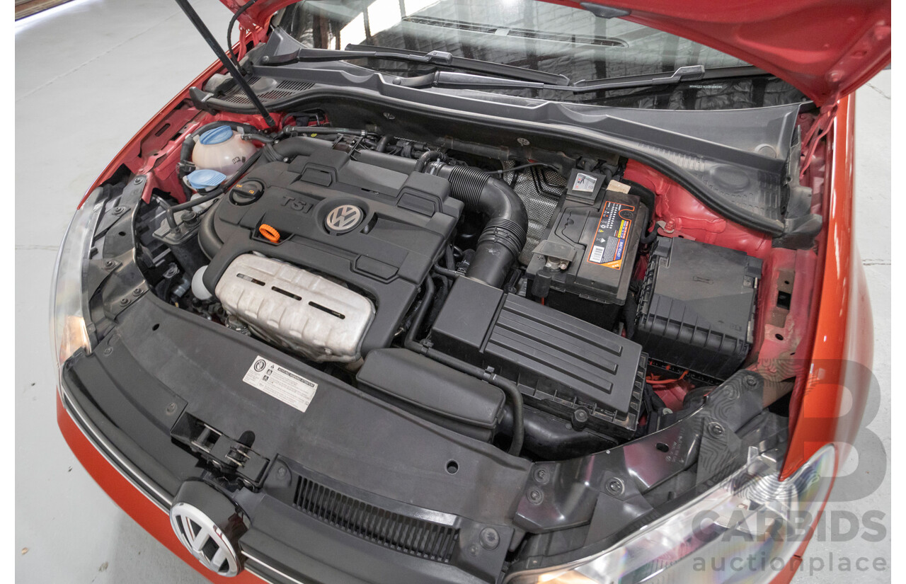 3/2013 Volkswagen Golf 118 TSI 1C MY13 2d Cabriolet Sunset Red Metallic Turbo & Supercharged 1.4L