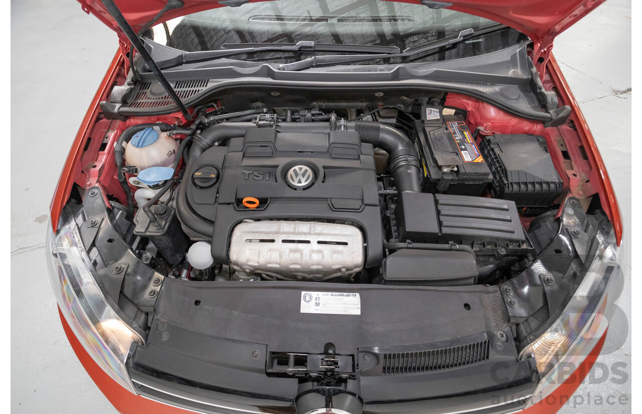 3/2013 Volkswagen Golf 118 TSI 1C MY13 2d Cabriolet Sunset Red Metallic Turbo & Supercharged 1.4L