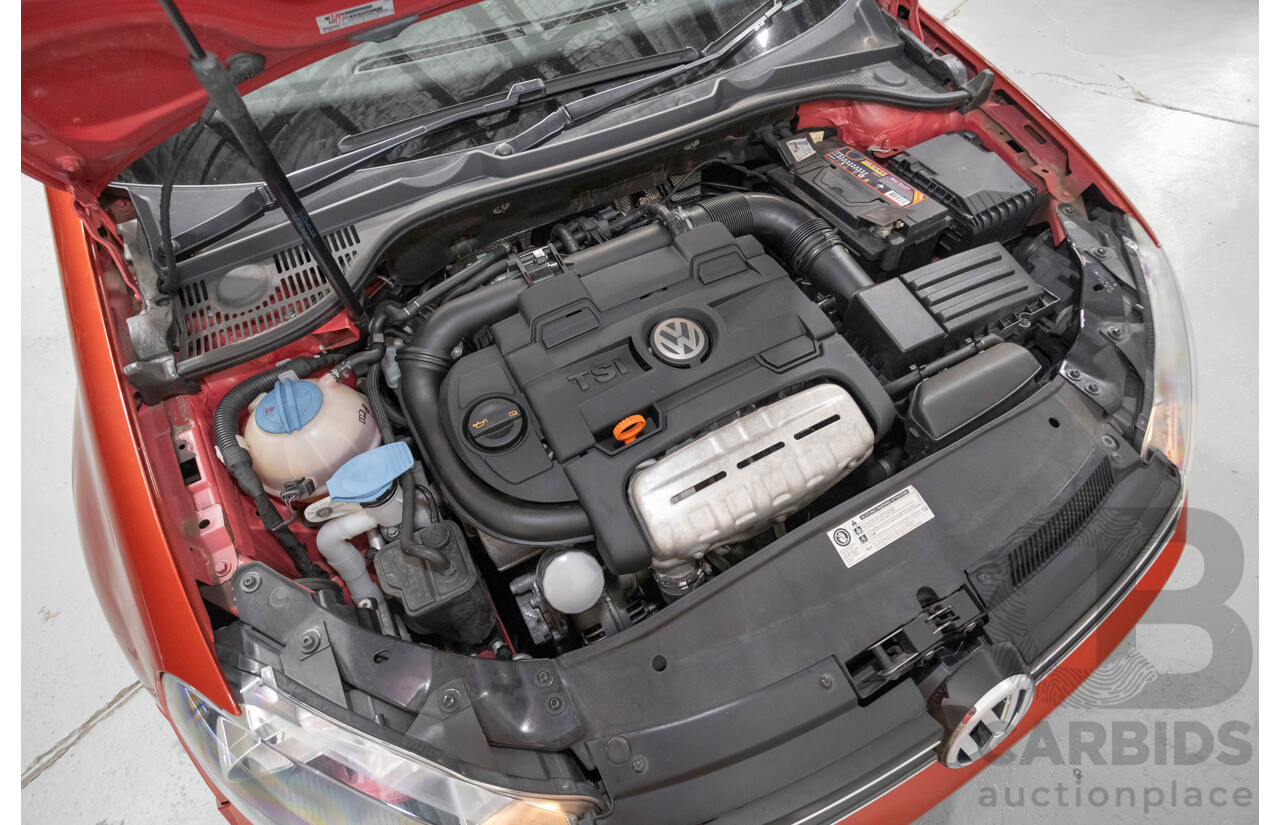 3/2013 Volkswagen Golf 118 TSI 1C MY13 2d Cabriolet Sunset Red Metallic Turbo & Supercharged 1.4L