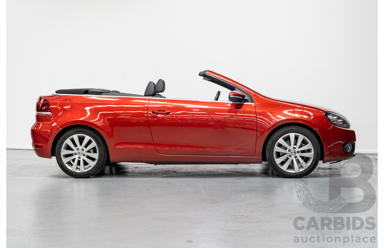 3/2013 Volkswagen Golf 118 TSI 1C MY13 2d Cabriolet Sunset Red Metallic Turbo & Supercharged 1.4L