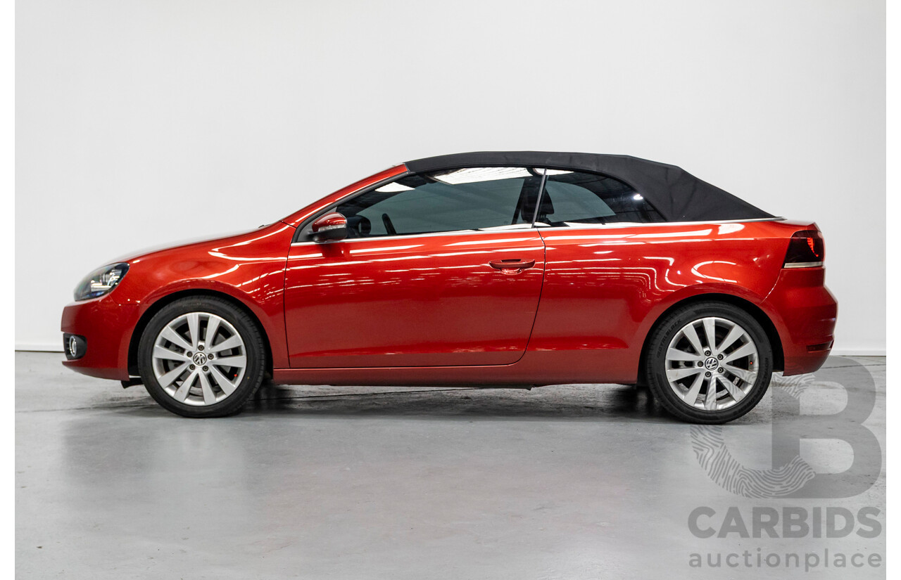 3/2013 Volkswagen Golf 118 TSI 1C MY13 2d Cabriolet Sunset Red Metallic Turbo & Supercharged 1.4L