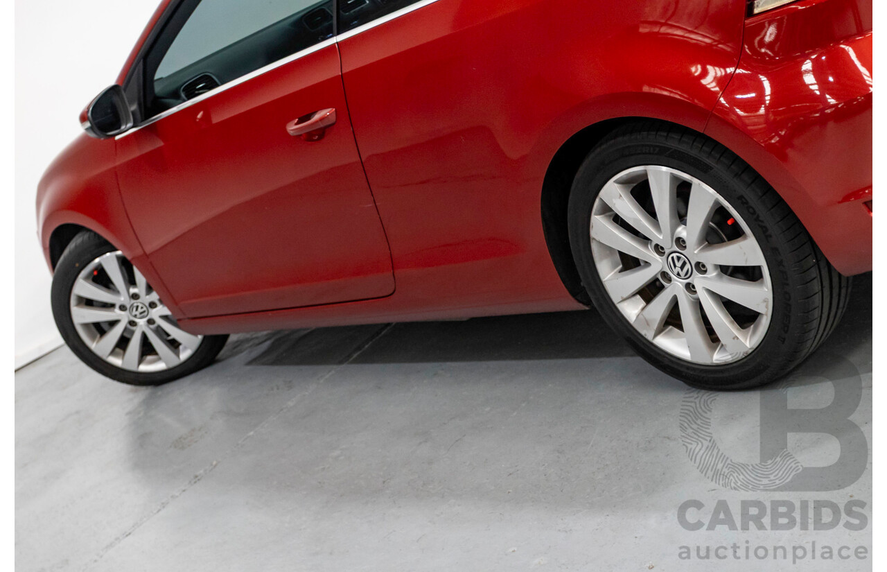 3/2013 Volkswagen Golf 118 TSI 1C MY13 2d Cabriolet Sunset Red Metallic Turbo & Supercharged 1.4L