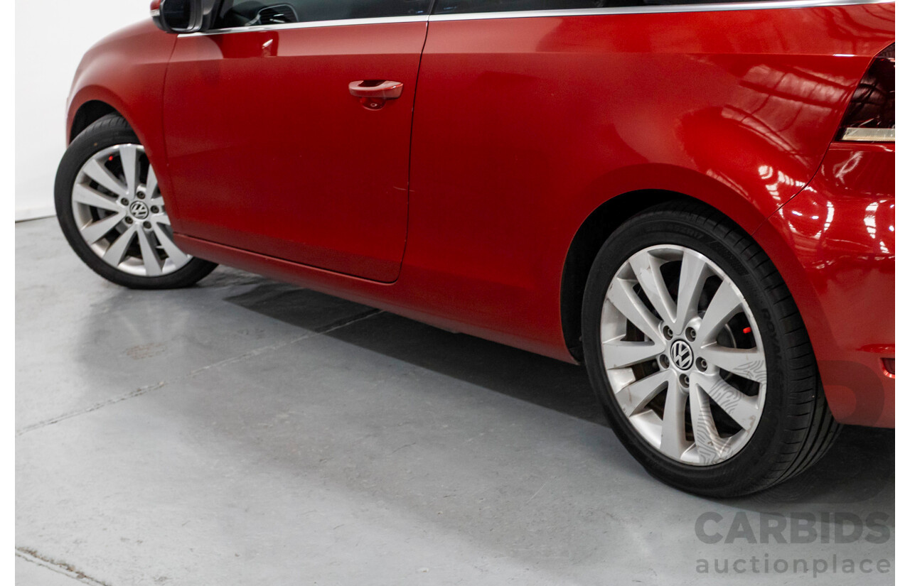3/2013 Volkswagen Golf 118 TSI 1C MY13 2d Cabriolet Sunset Red Metallic Turbo & Supercharged 1.4L