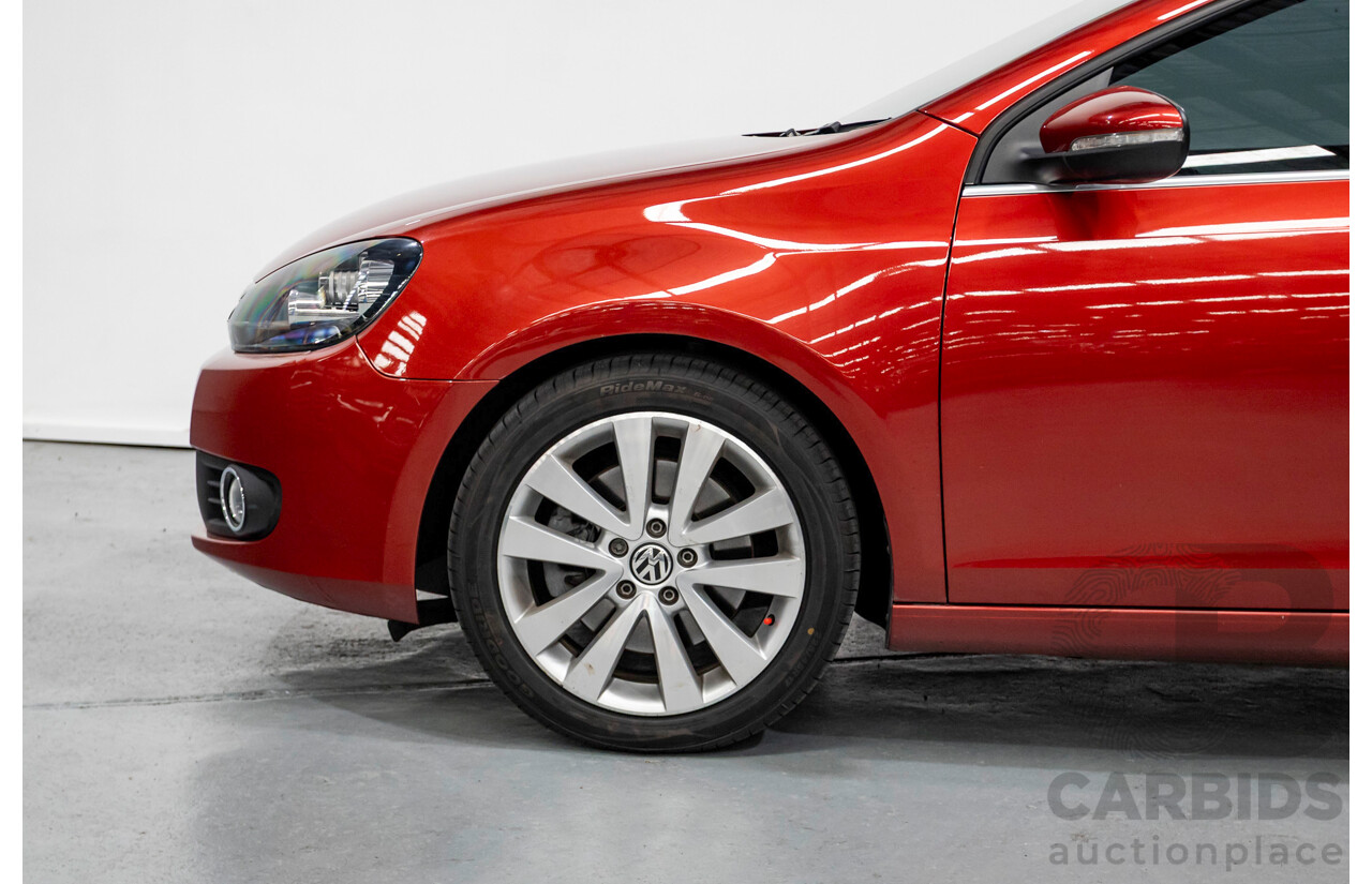 3/2013 Volkswagen Golf 118 TSI 1C MY13 2d Cabriolet Sunset Red Metallic Turbo & Supercharged 1.4L