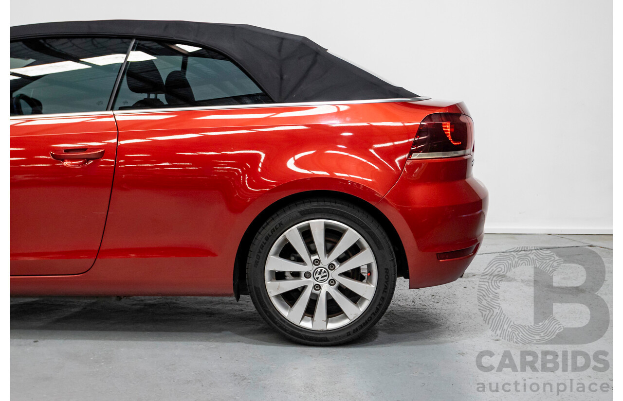 3/2013 Volkswagen Golf 118 TSI 1C MY13 2d Cabriolet Sunset Red Metallic Turbo & Supercharged 1.4L