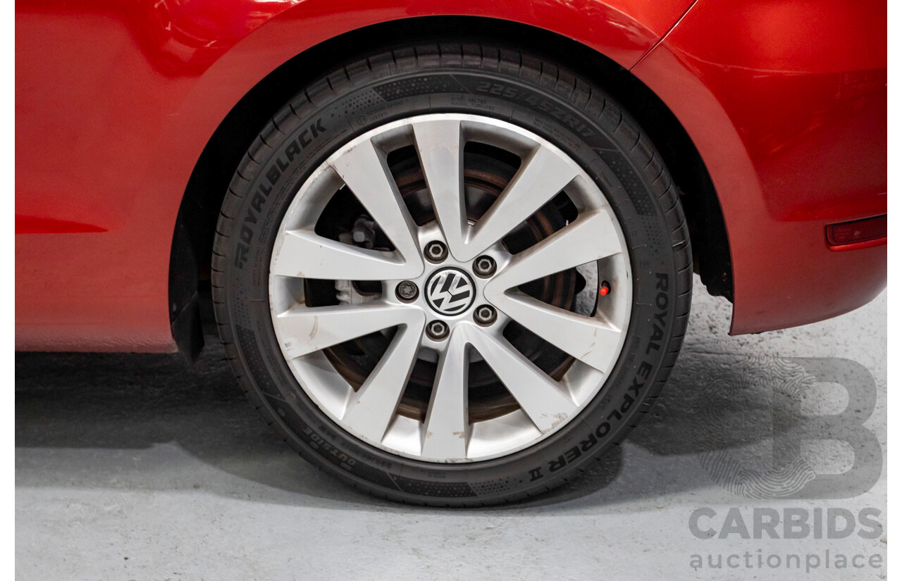 3/2013 Volkswagen Golf 118 TSI 1C MY13 2d Cabriolet Sunset Red Metallic Turbo & Supercharged 1.4L