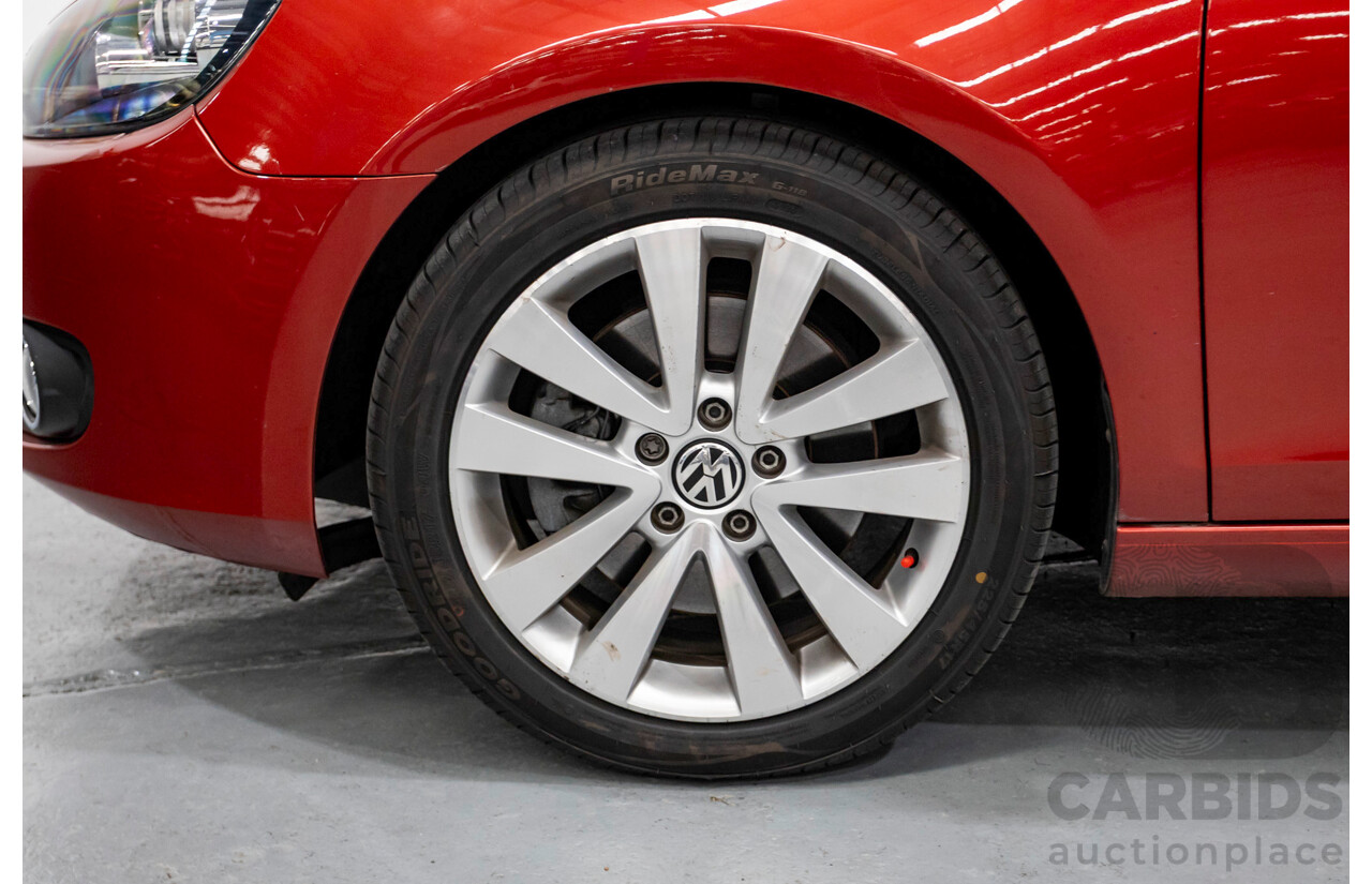 3/2013 Volkswagen Golf 118 TSI 1C MY13 2d Cabriolet Sunset Red Metallic Turbo & Supercharged 1.4L