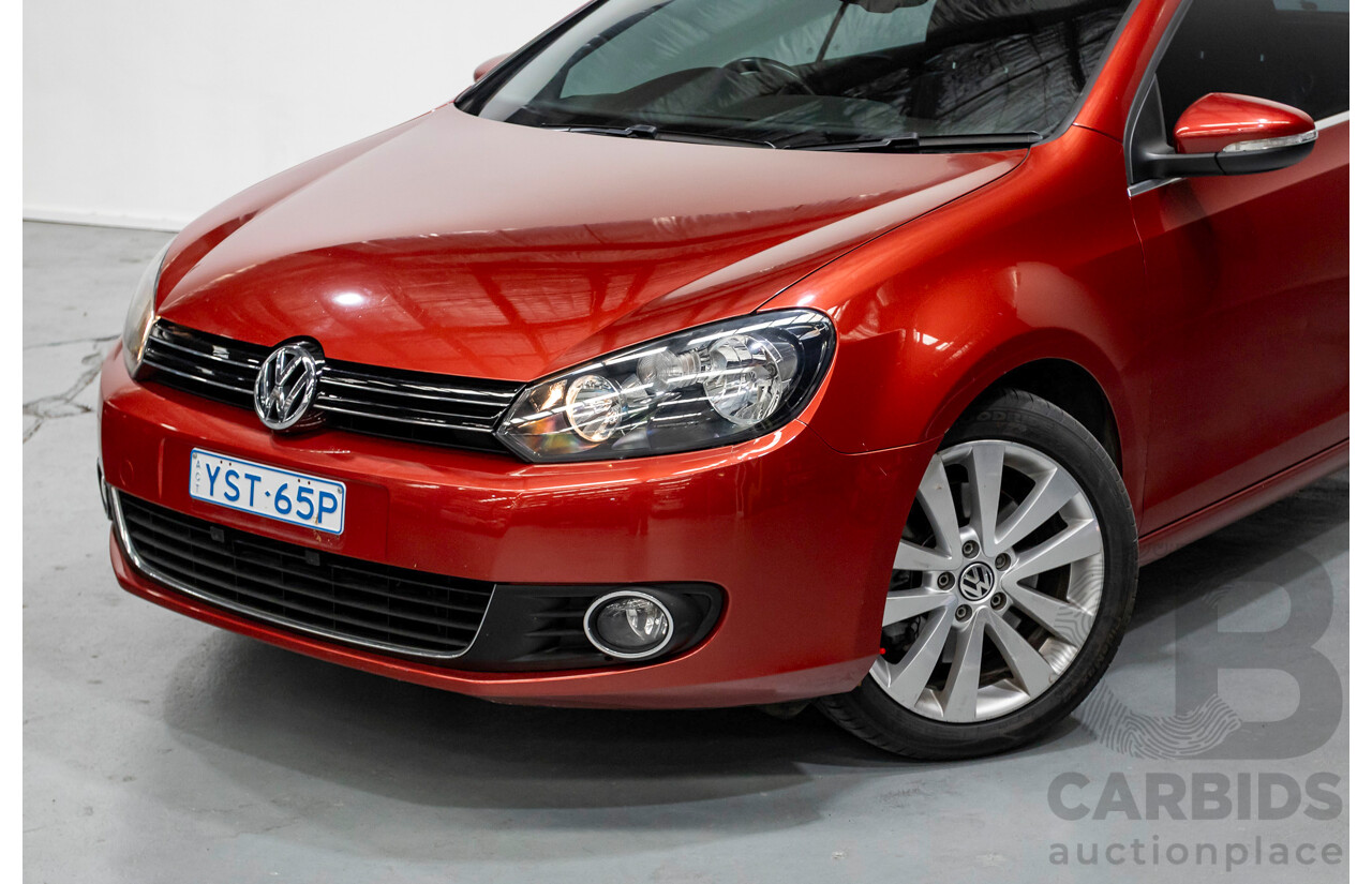 3/2013 Volkswagen Golf 118 TSI 1C MY13 2d Cabriolet Sunset Red Metallic Turbo & Supercharged 1.4L