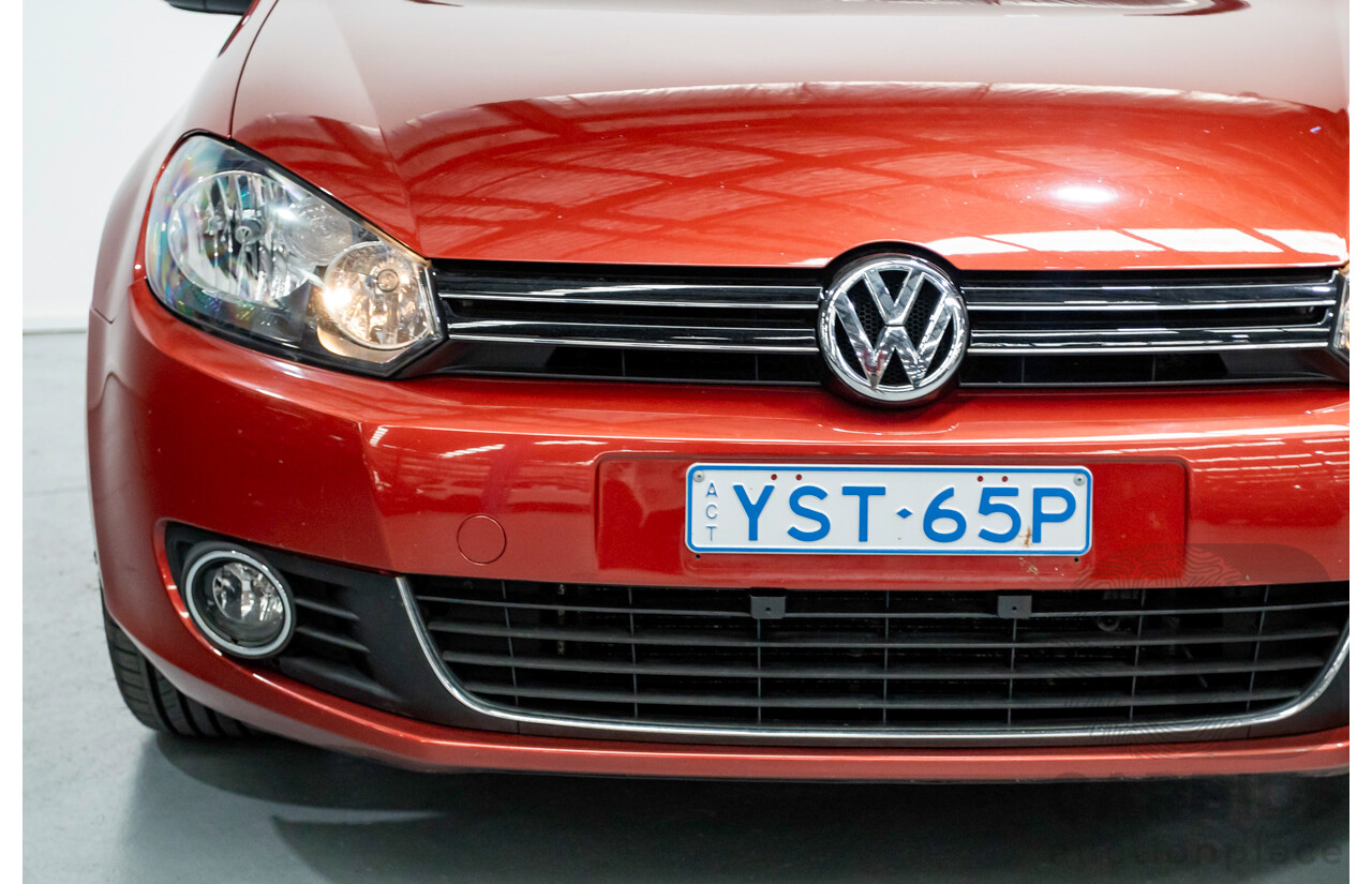 3/2013 Volkswagen Golf 118 TSI 1C MY13 2d Cabriolet Sunset Red Metallic Turbo & Supercharged 1.4L