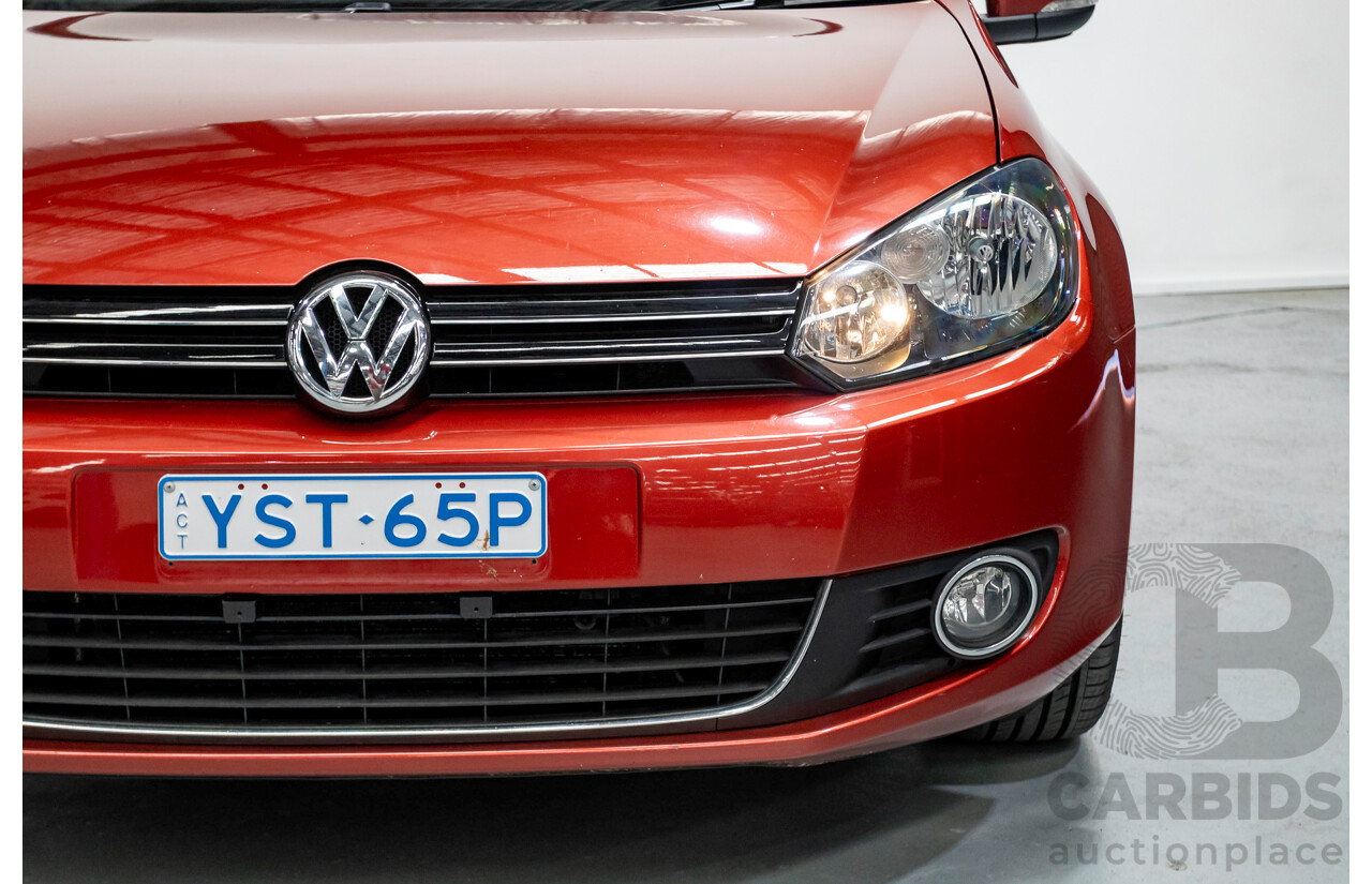 3/2013 Volkswagen Golf 118 TSI 1C MY13 2d Cabriolet Sunset Red Metallic Turbo & Supercharged 1.4L