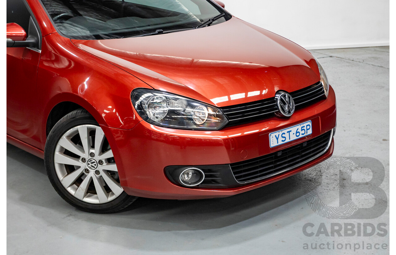 3/2013 Volkswagen Golf 118 TSI 1C MY13 2d Cabriolet Sunset Red Metallic Turbo & Supercharged 1.4L