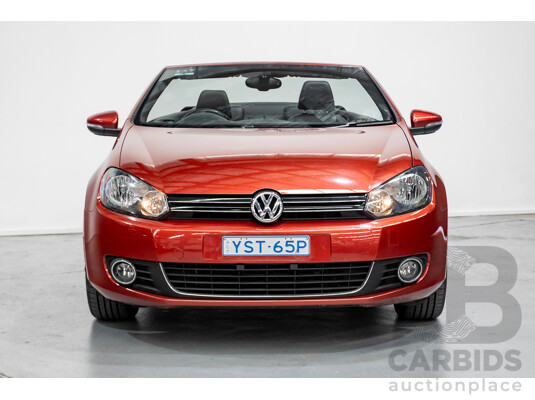 3/2013 Volkswagen Golf 118 TSI 1C MY13 2d Cabriolet Sunset Red Metallic Turbo & Supercharged 1.4L