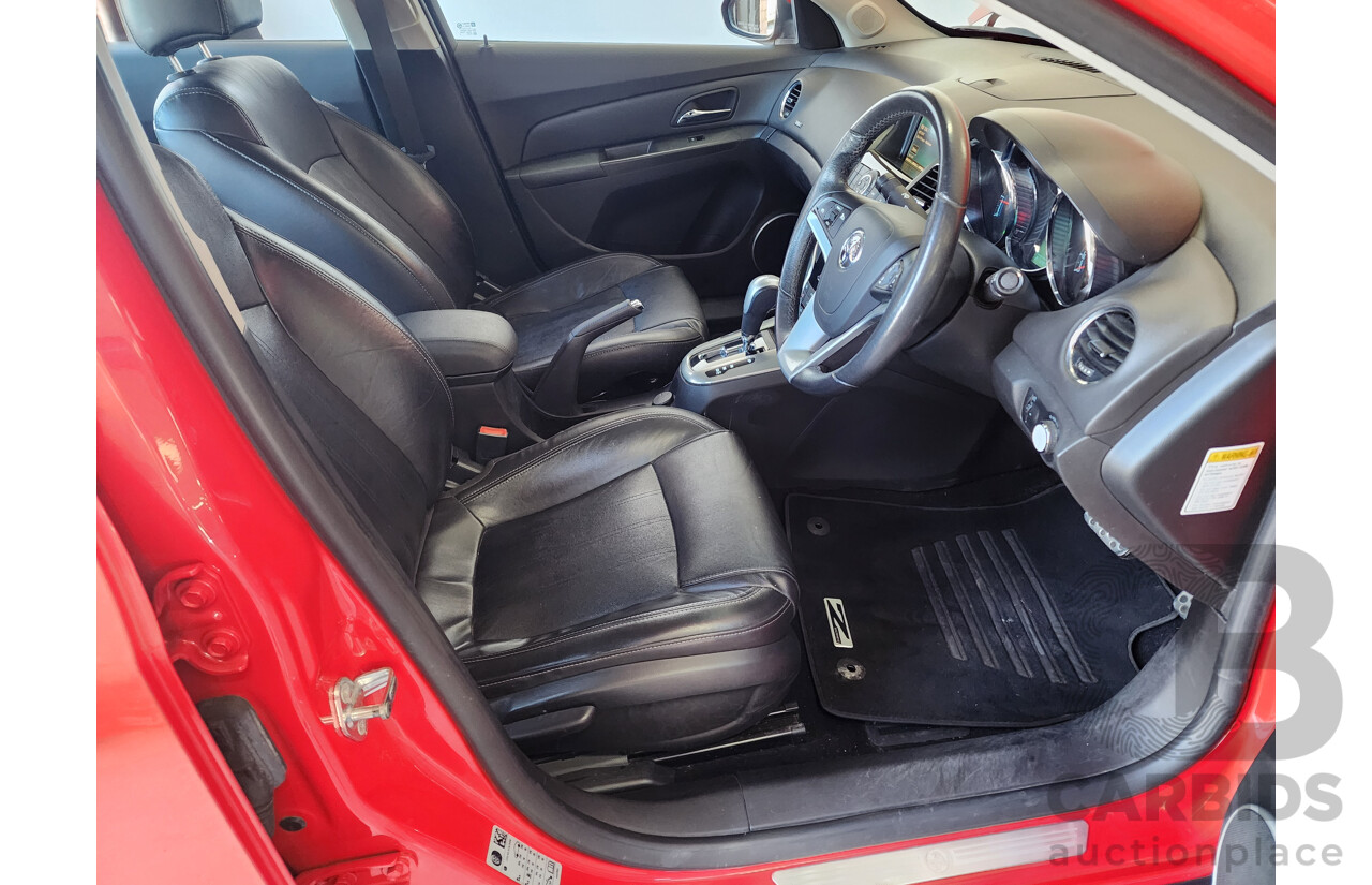 08/2014 Holden Cruze SRi Z-series JH MY14 4d Sedan Red 1.6L