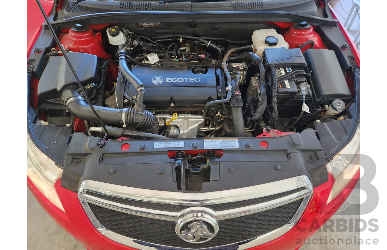 08/2014 Holden Cruze SRi Z-series JH MY14 4d Sedan Red 1.6L