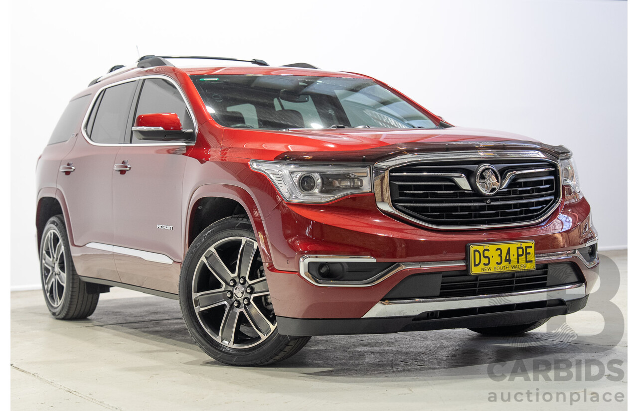 01/2019 Holden Acadia LTZ-V (AWD) AC MY19 4d Wagon Red 3.6L