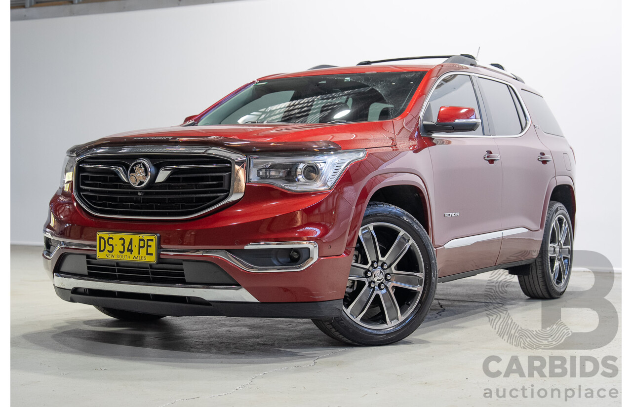 01/2019 Holden Acadia LTZ-V (AWD) AC MY19 4d Wagon Red 3.6L