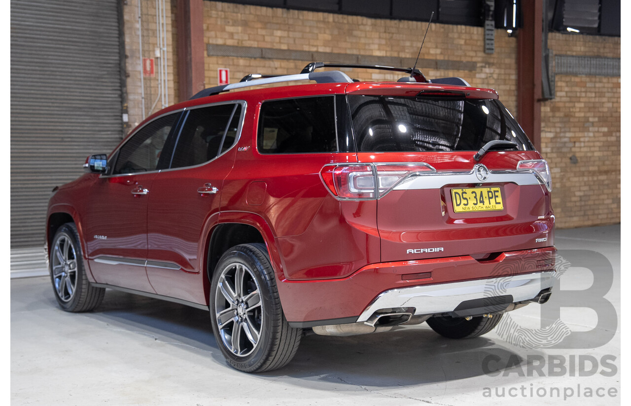 01/2019 Holden Acadia LTZ-V (AWD) AC MY19 4d Wagon Red 3.6L