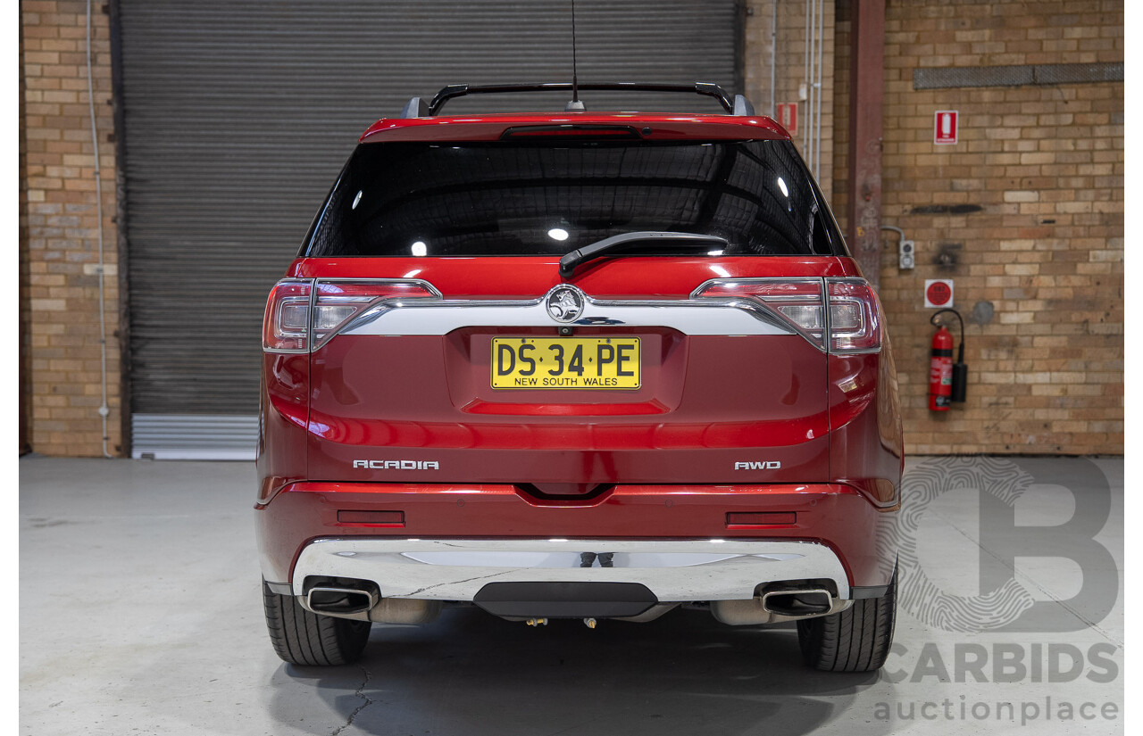 01/2019 Holden Acadia LTZ-V (AWD) AC MY19 4d Wagon Red 3.6L