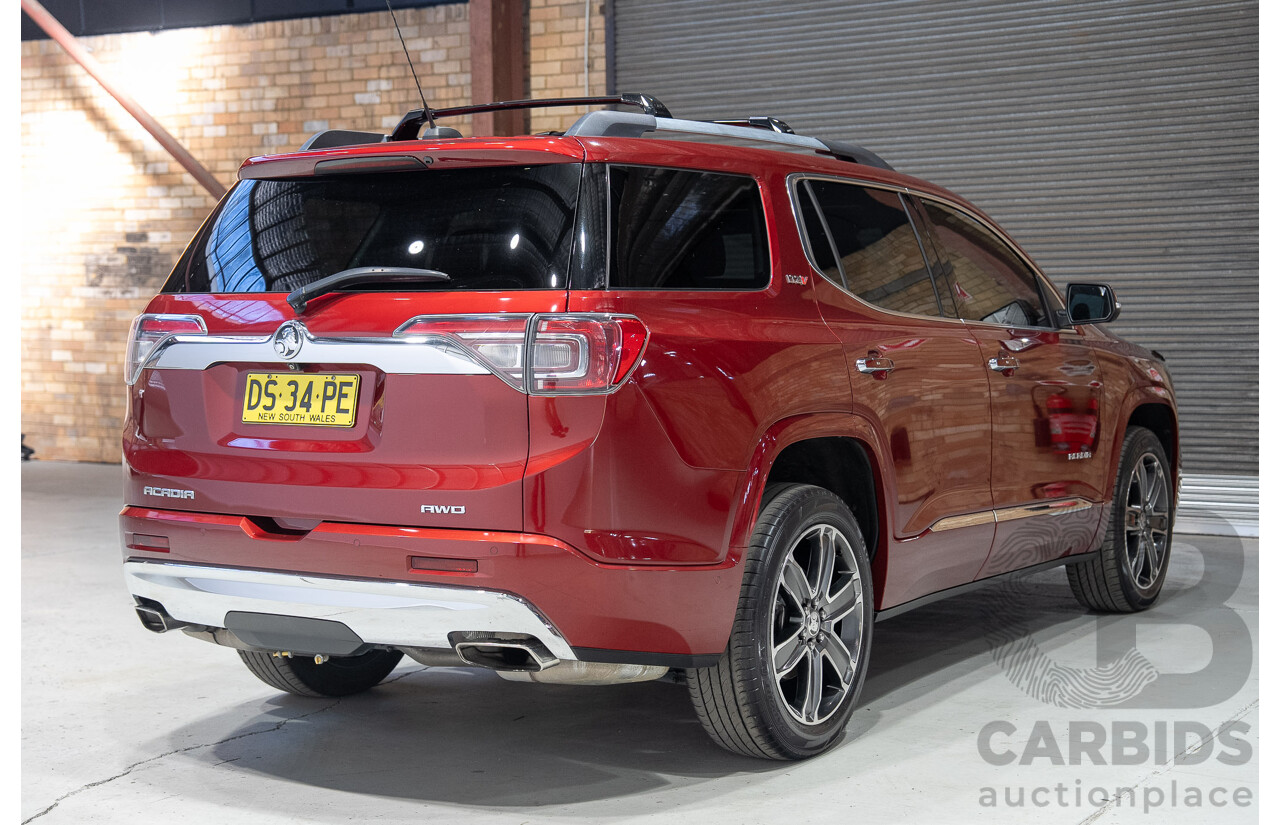 01/2019 Holden Acadia LTZ-V (AWD) AC MY19 4d Wagon Red 3.6L
