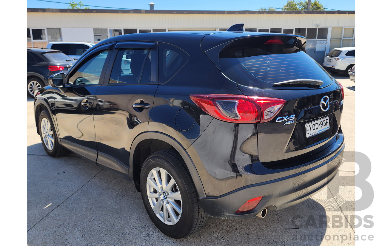 07/2013 Mazda Cx-5 MAXX Sport (4x4) MY13 4d Wagon Black 2.2L